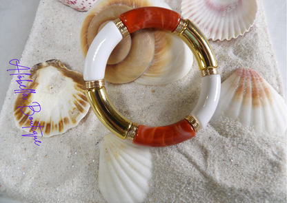 Summer Chunky Acrylic Bold Colored Bracelet