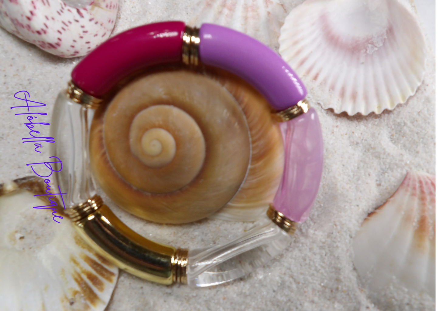 Summer Chunky Acrylic Bold Colored Bracelet