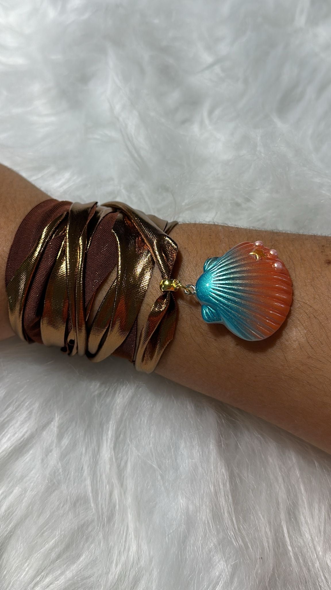 Charm Glitz Lycra Bracelet