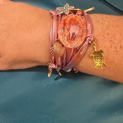 Charm Glitz Lycra Bracelet