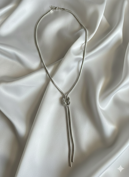 Aura Gold Knot Necklace