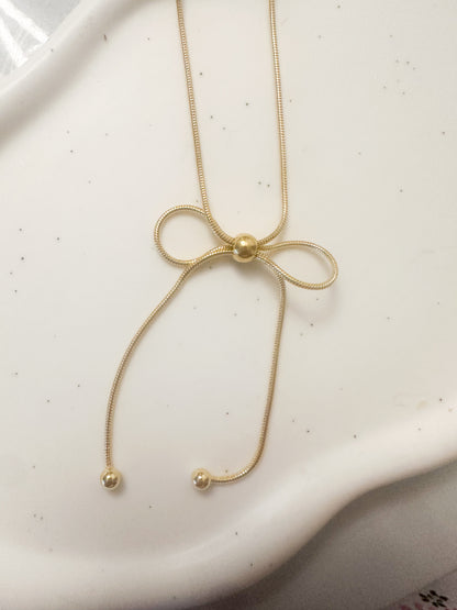 Bow Knot Necklace 