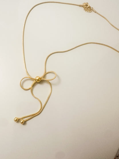 Bow Knot Necklace 