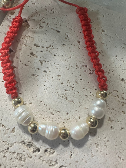 Pearl Thread Bracelet