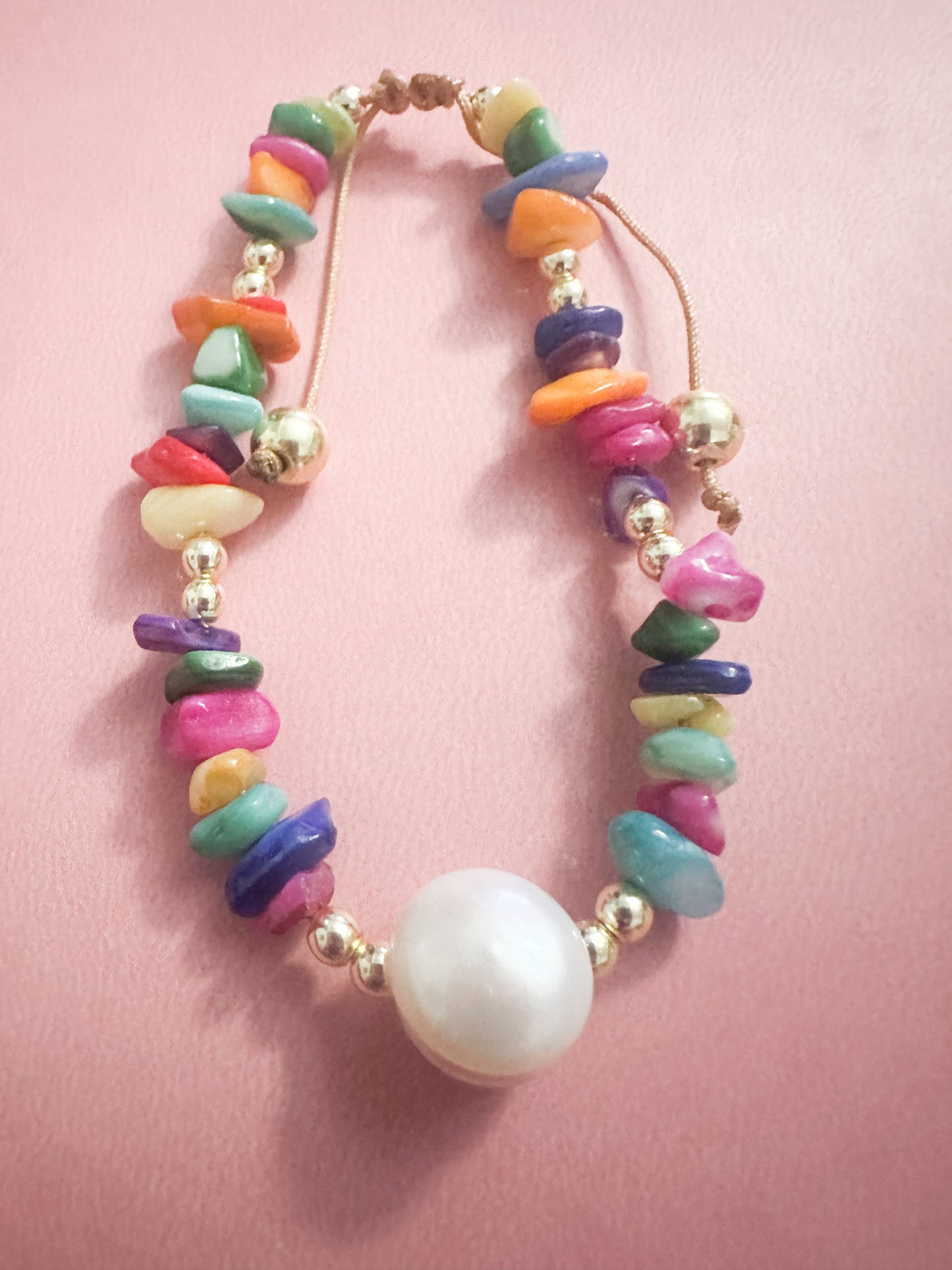 Ocean Coloring Seashells Bracelet 