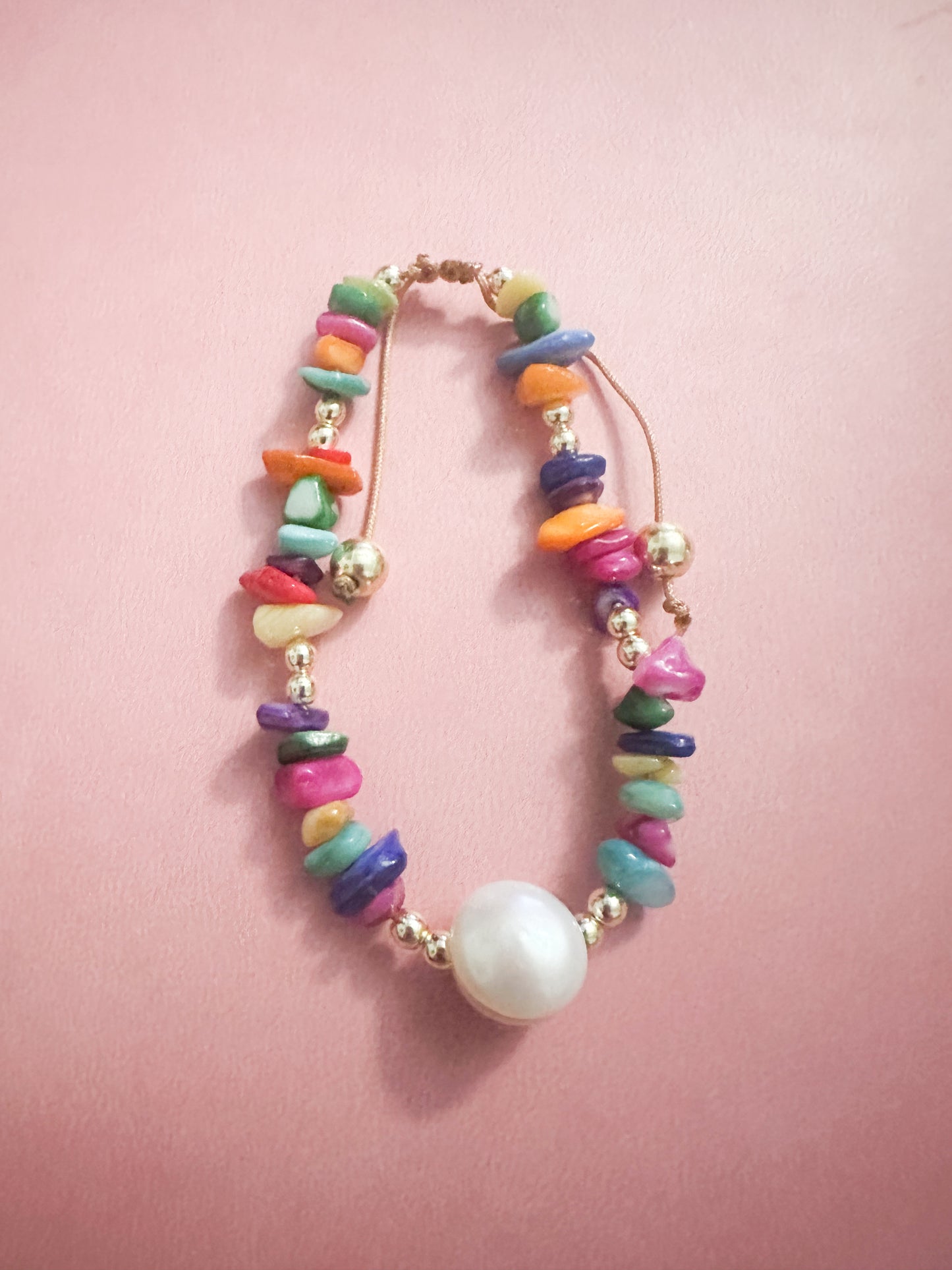Ocean Coloring Seashells Bracelet 