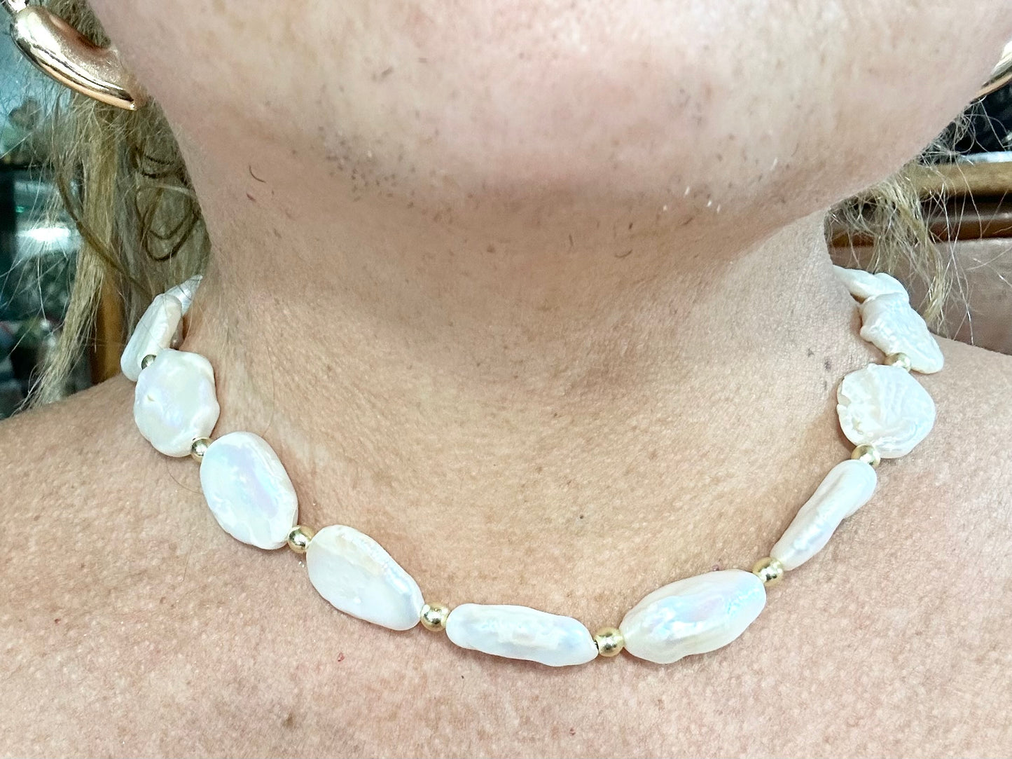 Moon Pearl Necklace