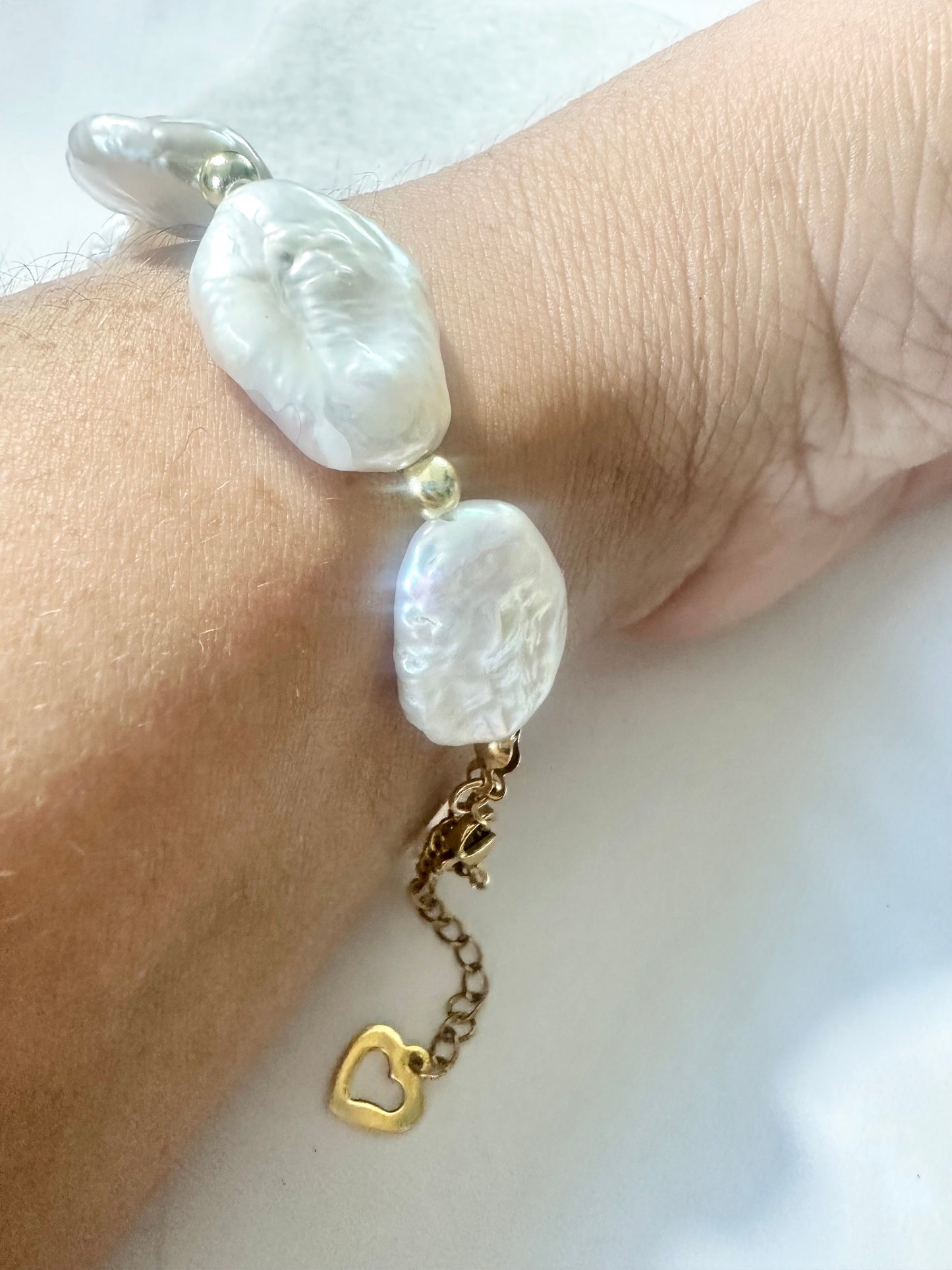 Moon Pearl Bracelet