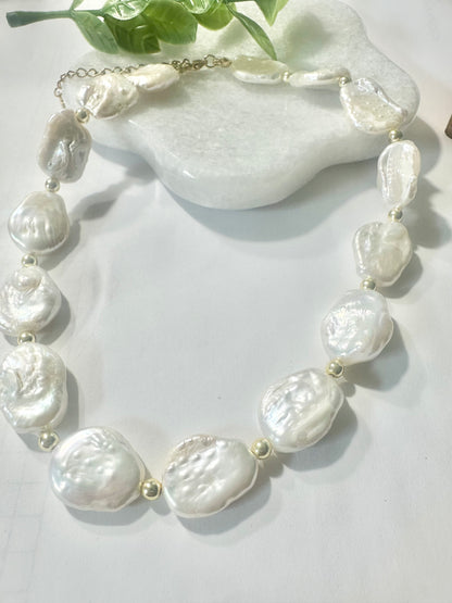 Moon Pearl Necklace