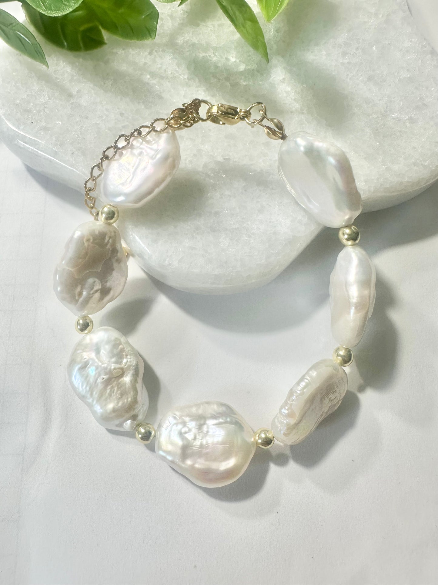 Moon Pearl Bracelet