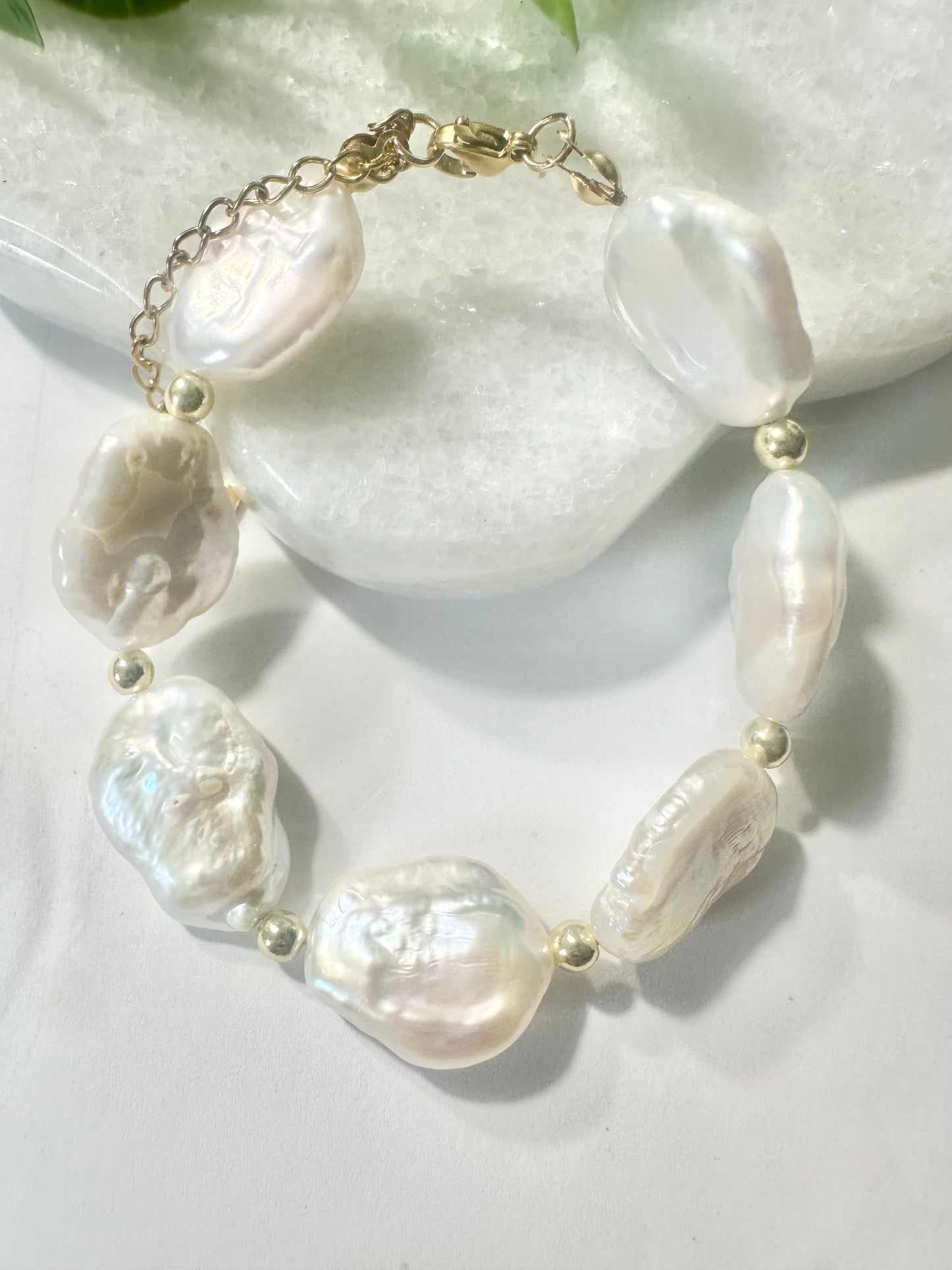 Moon Pearl Bracelet