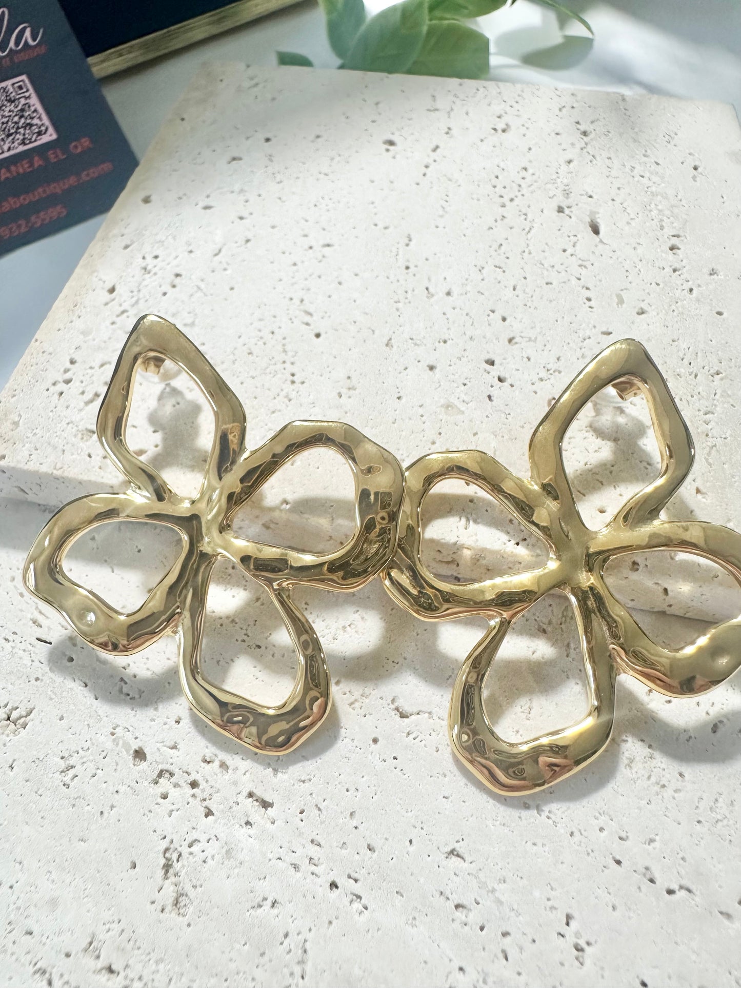 French Style Flower Earrings 