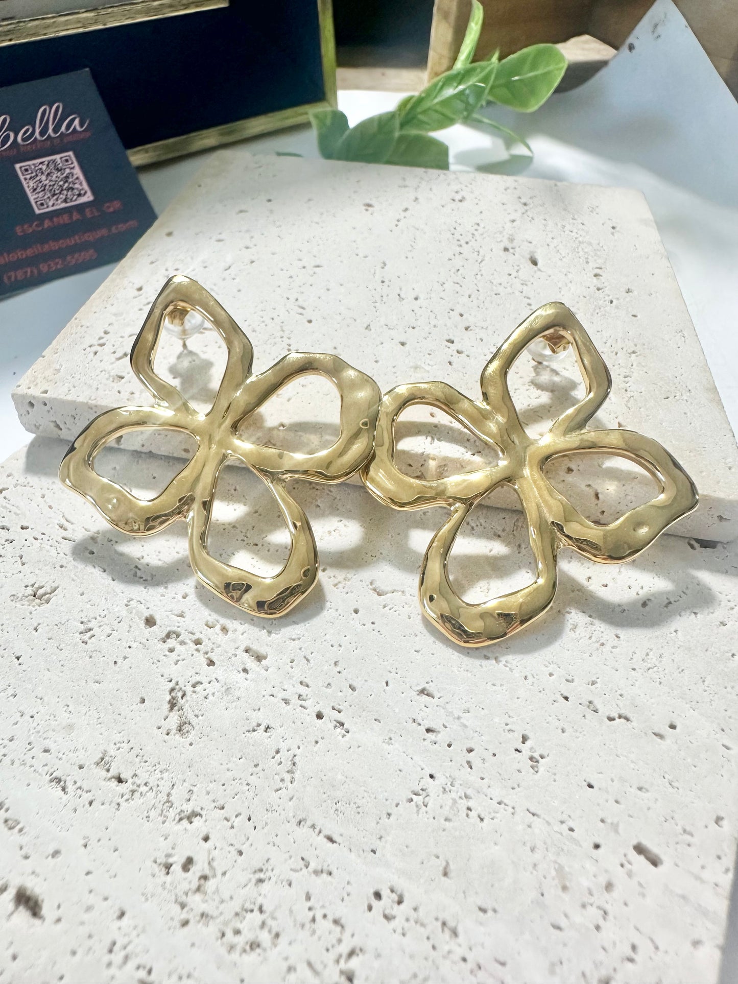 French Style Flower Earrings 