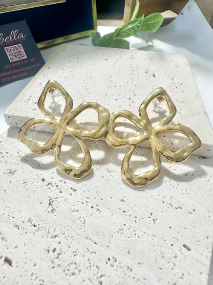 French Style Flower Earrings 