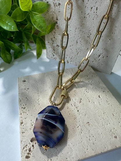 Violet Aura Necklace