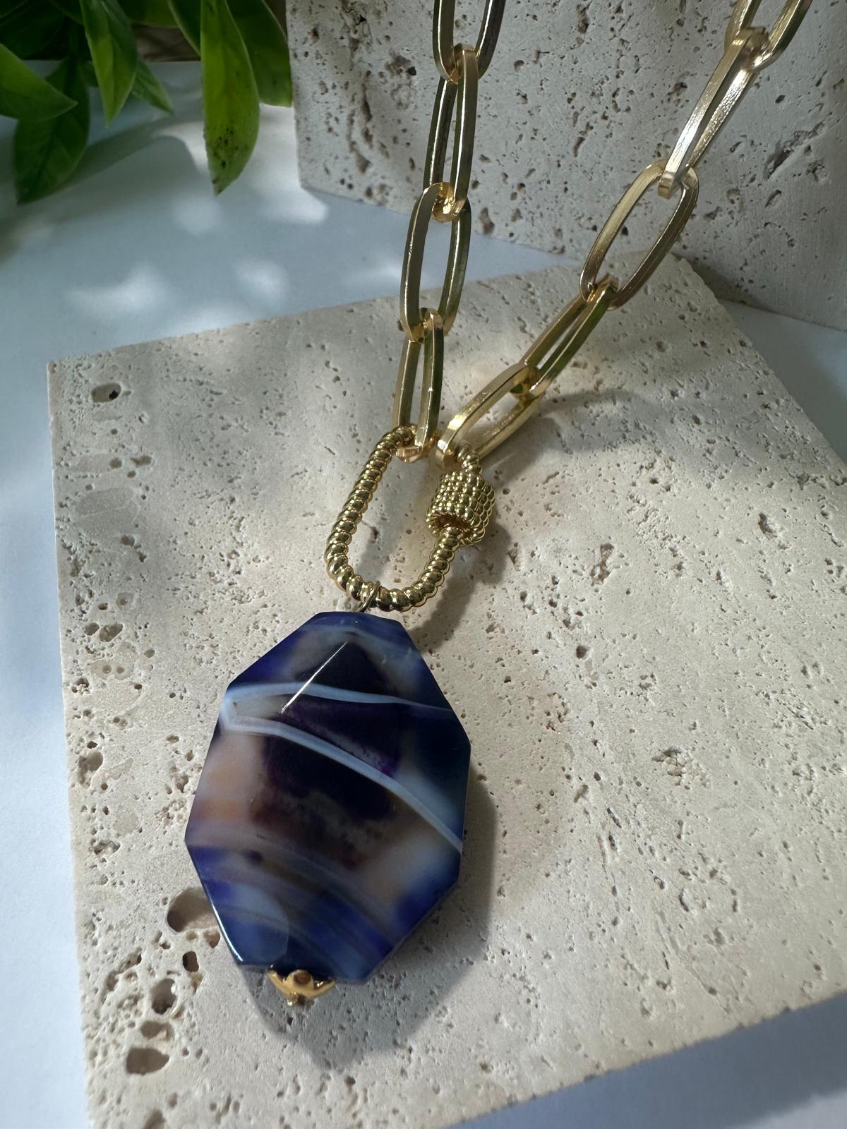 Violet Aura Necklace