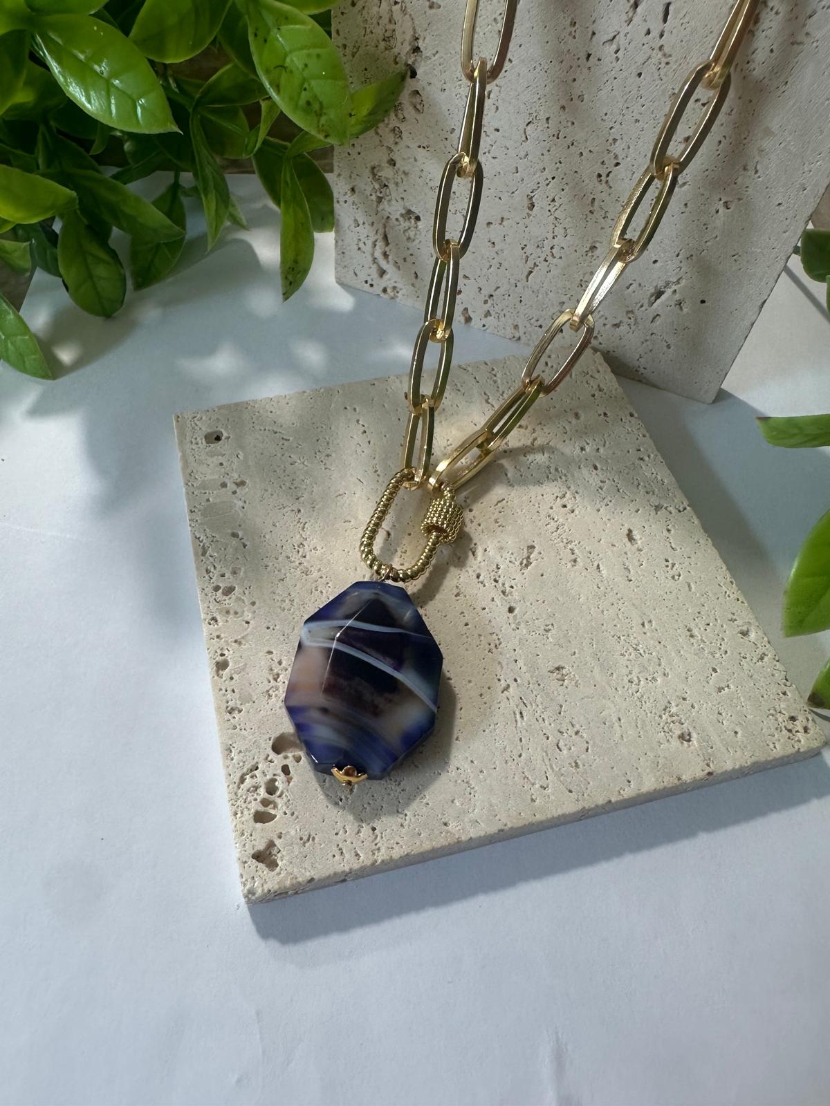 Violet Aura Necklace