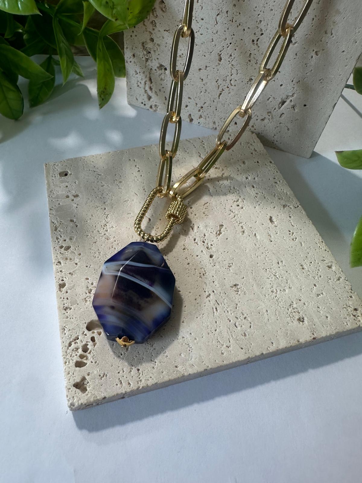 Violet Aura Necklace